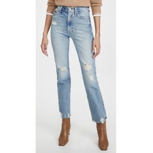 MOTHER Rider High Rise Jeans in The Confession